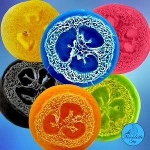 4 Exfoliating Loofah Body Bars Variety Pack